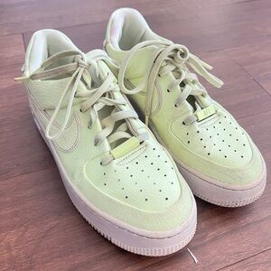 Nike Neon Yellow Air Forces